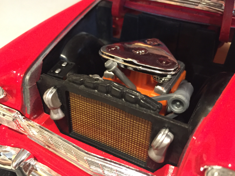 This is the 1:18 Super Turbo-Fire V8, with the two Carter AFB 4bbl carburetors located at the front of the air cleaner.